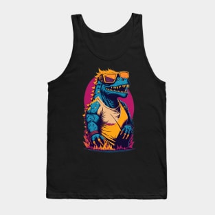 Retro Godzilla Tank Top